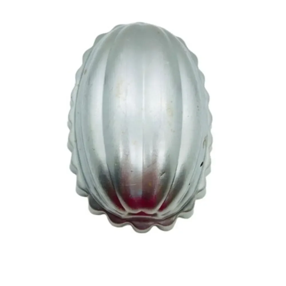 VTG Aluminum Fluted‎ Jelly Mold Dome Baking Tin Retro Kitchen Decor Mirro MCM